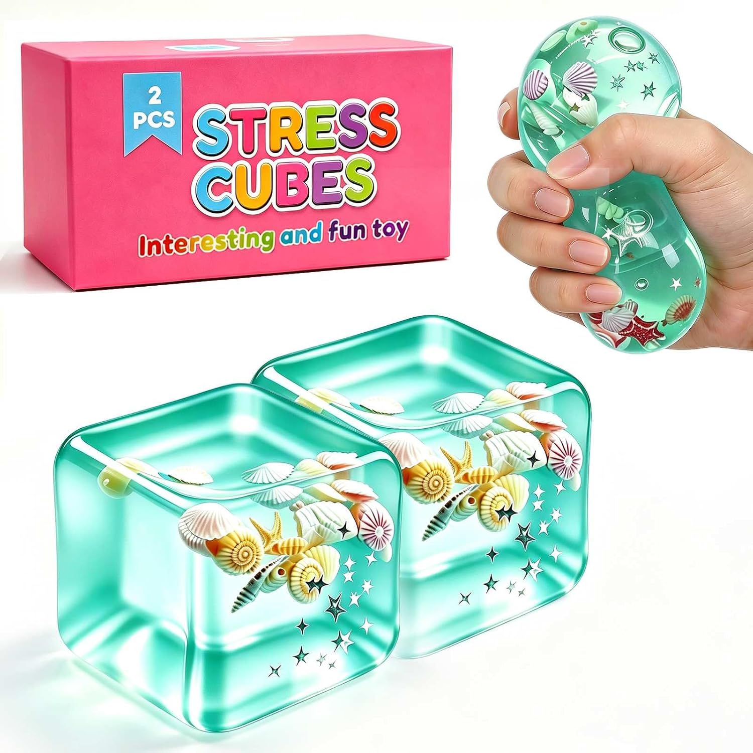 Stress Relief Squeeze Cubes