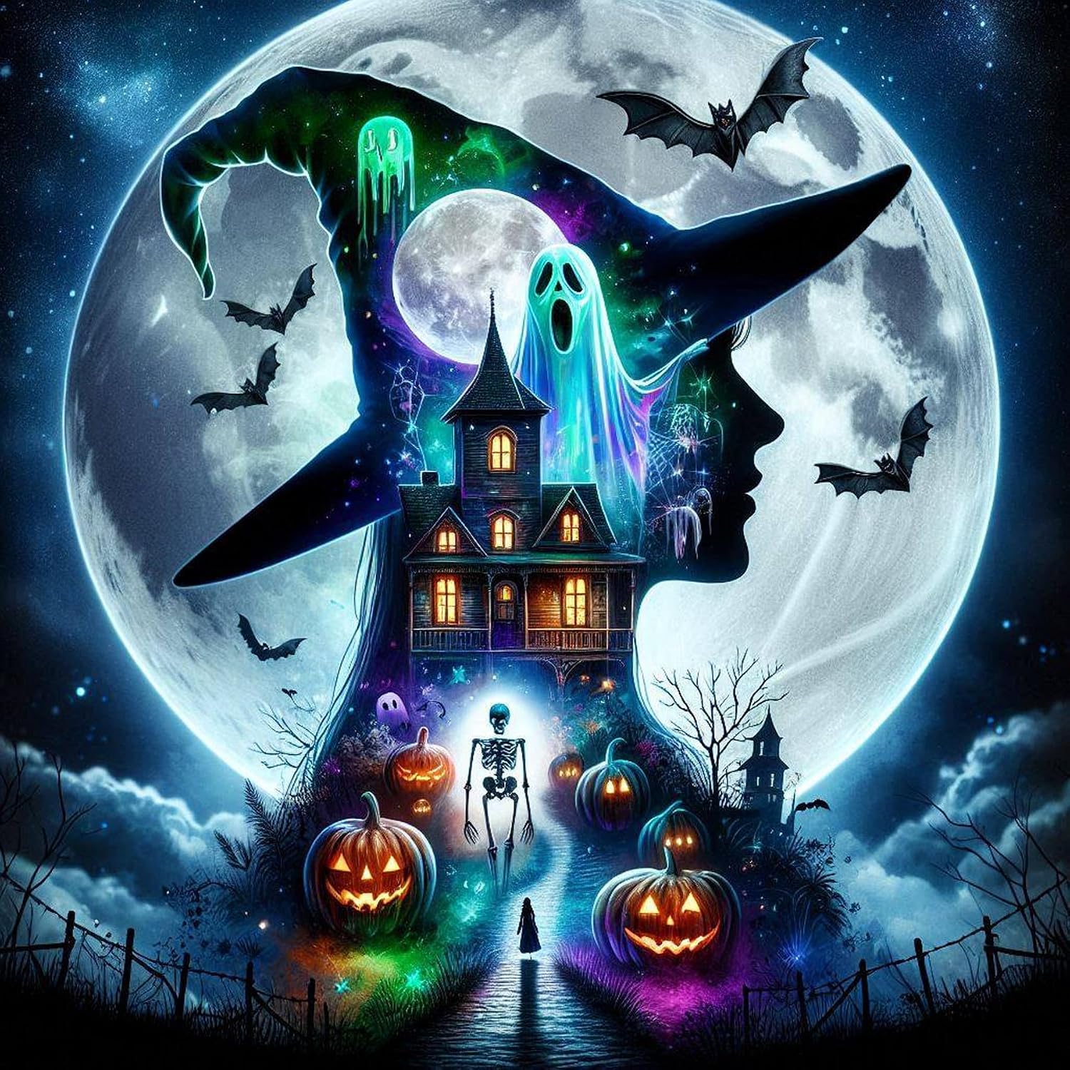 Ekuxom Halloween Diamond Paintings