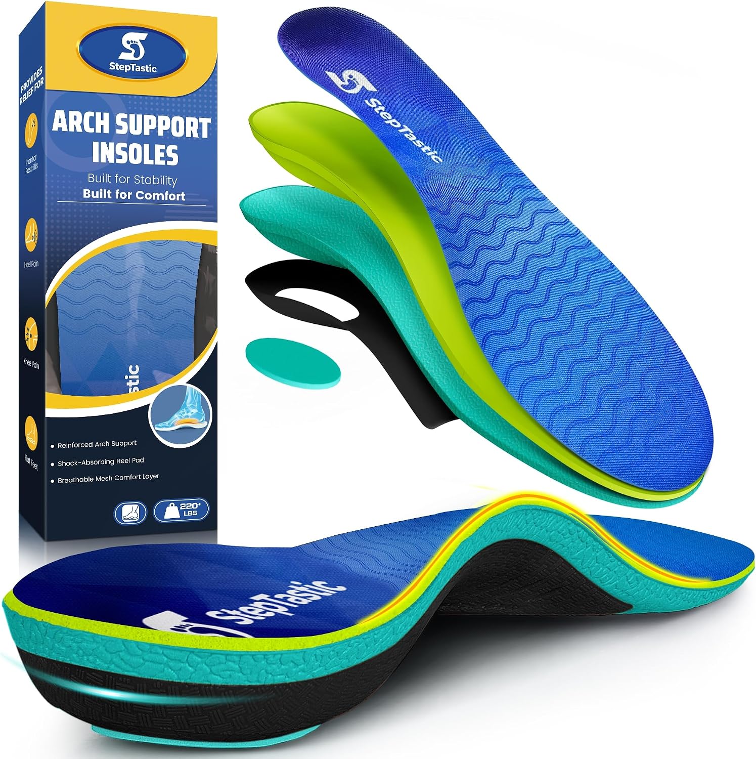 Heavy Duty Arch Support Insoles