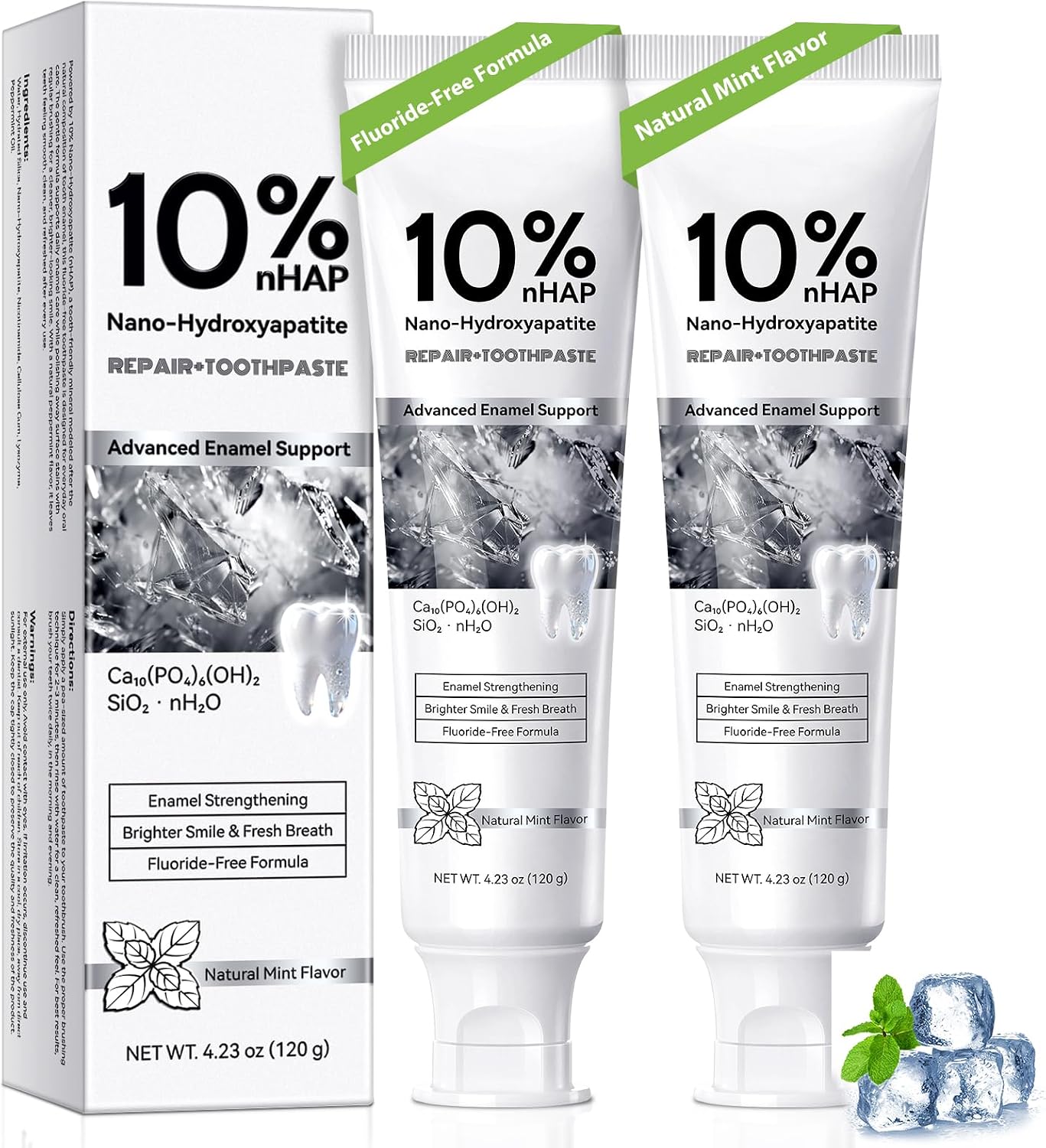 Nano Hydroxyapatite Toothpastes