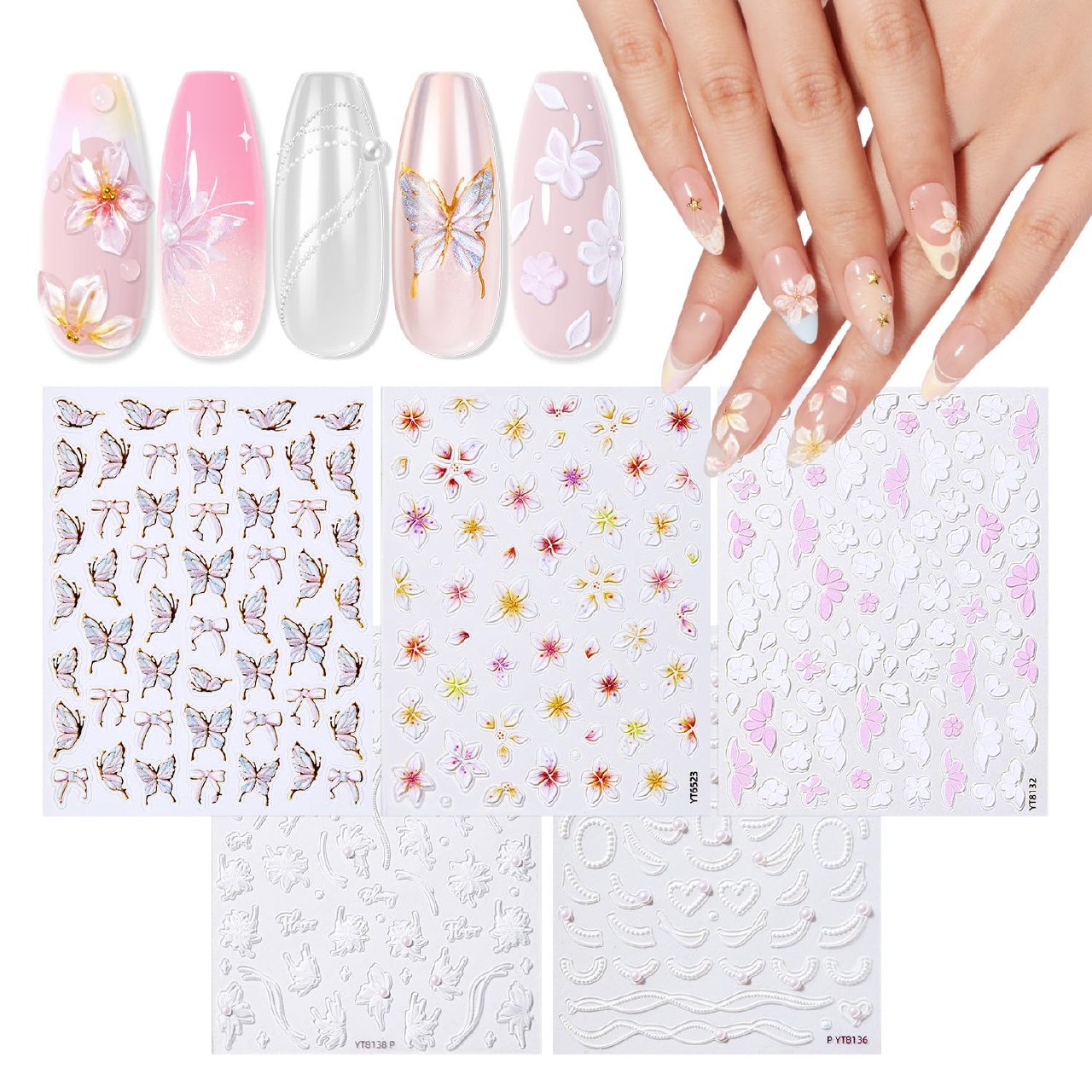 Nail Stickers (Floral