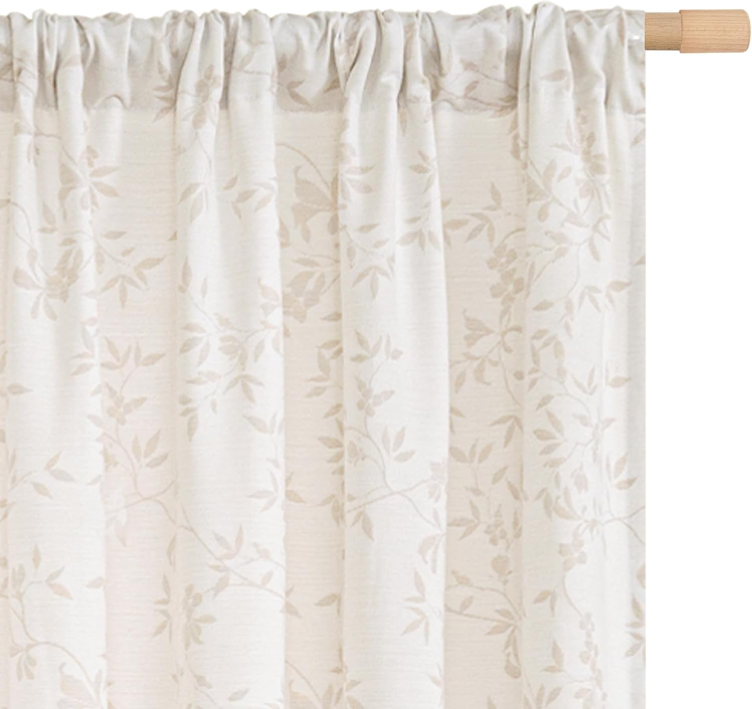 BGment Beige Chenille Curtains