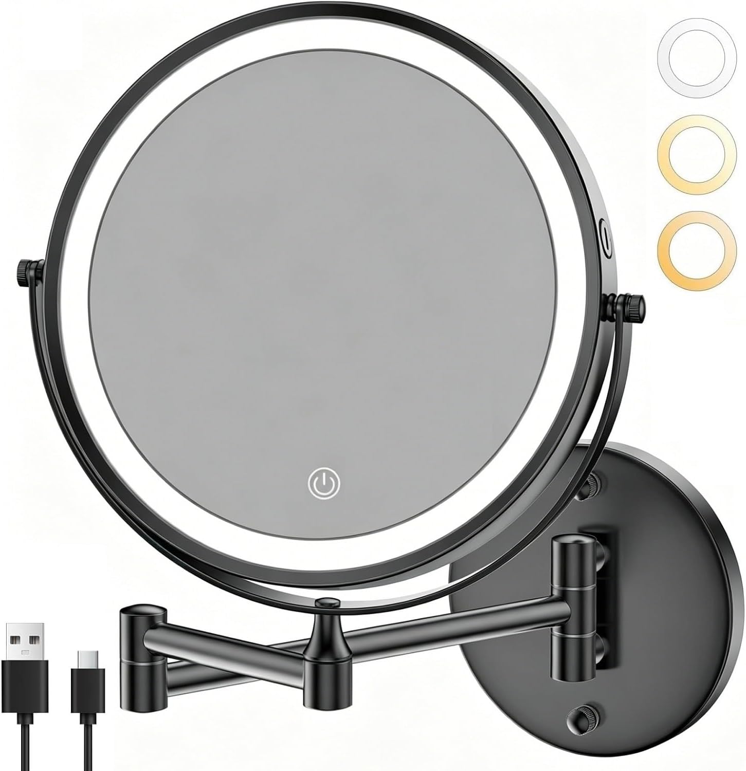 OUTKEIEI Lighted Makeup Mirrors