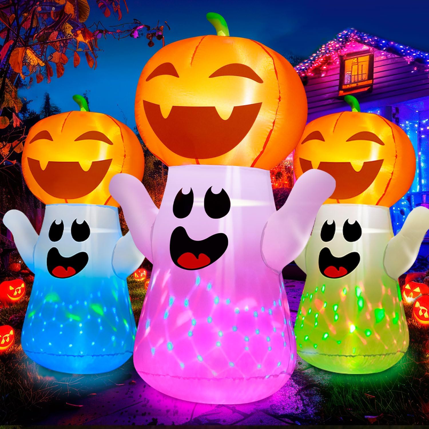 Zukakii Halloween Inflatable Decorations