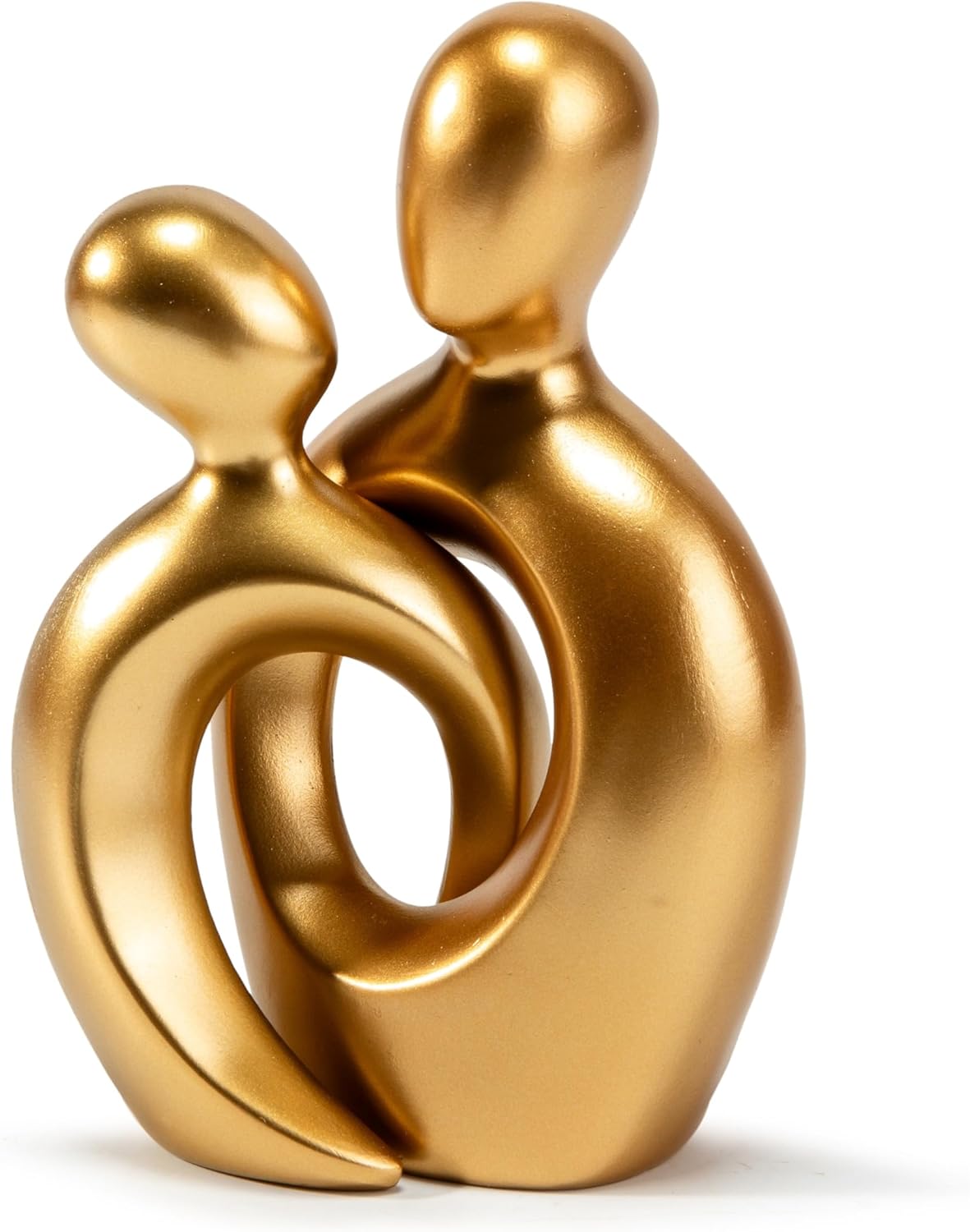 Couples Gift Statues, Anniversary Wedding Gift for Men Women Gold DecorTable Centerpieces TV Stand Bookshelf Knick Knacks Modern Decor Figurines Anniversary Women Gift Valentine's Day Gift