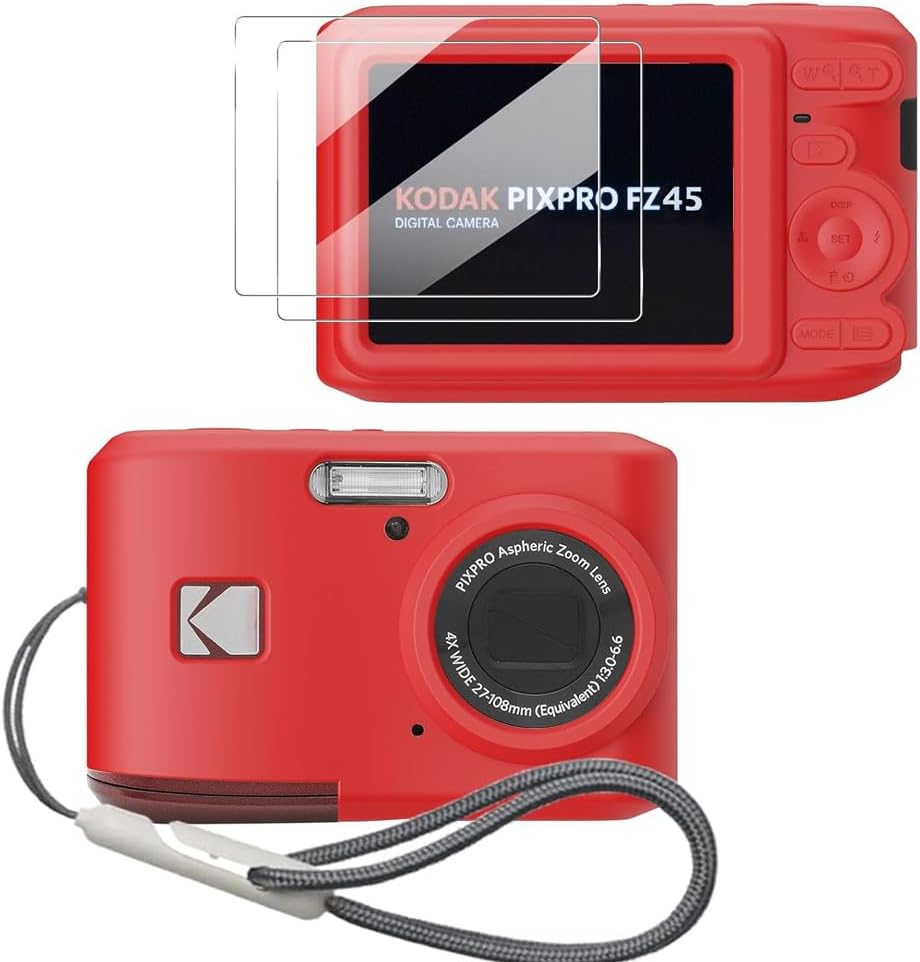 Kodak PIXPRO FZ45 Camera Cases (Red