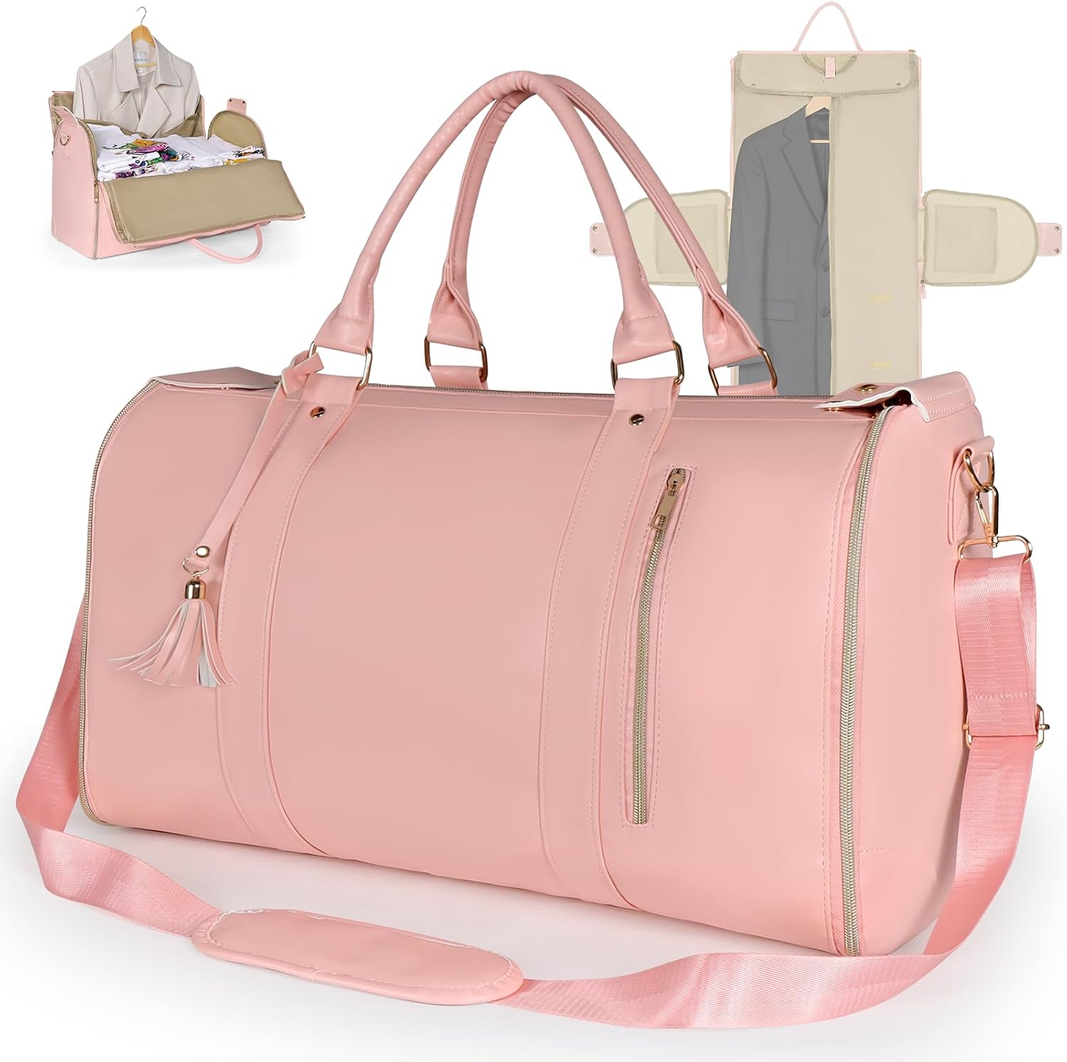 Geestock Convertible Garment Bags (Pink