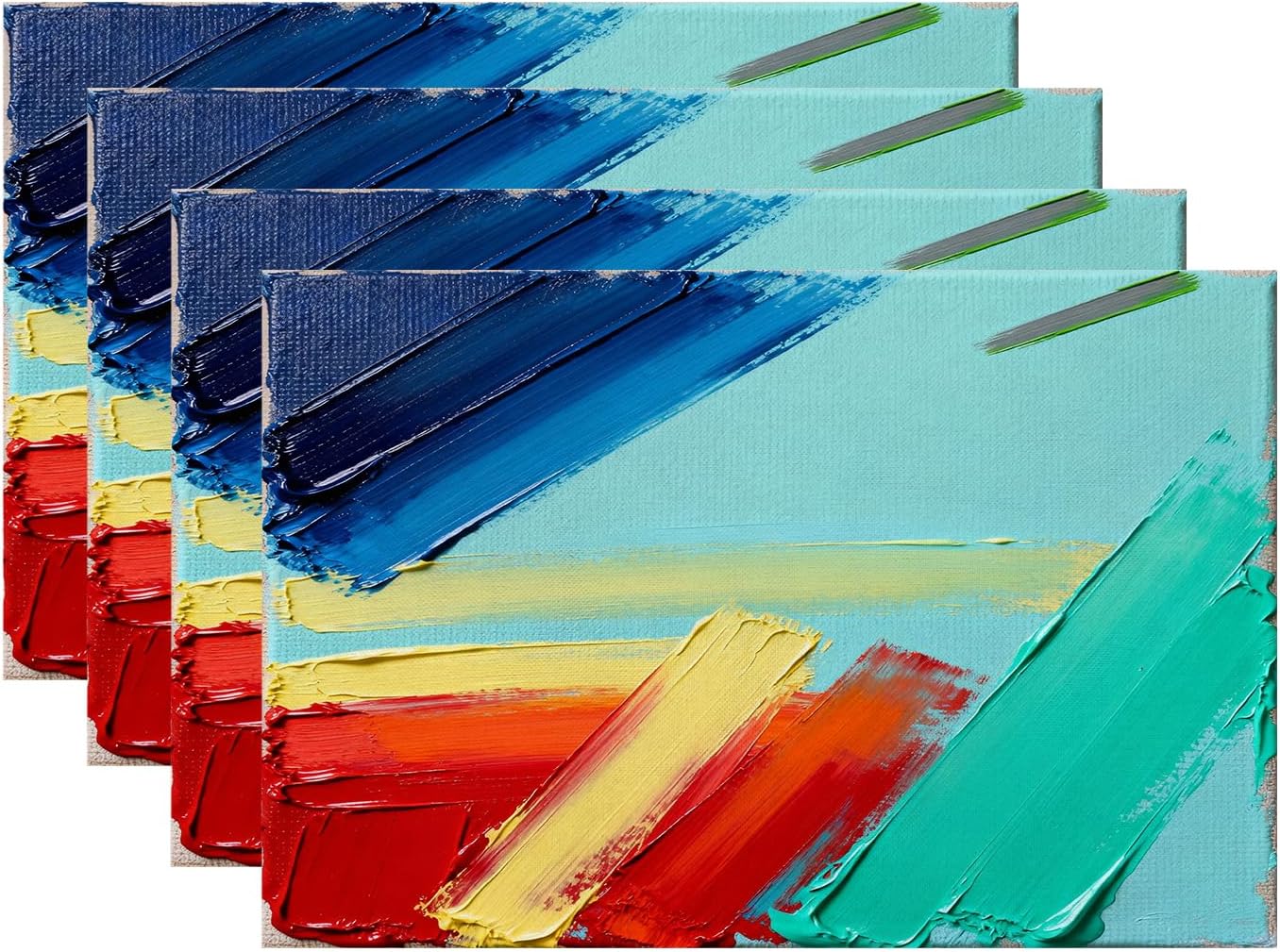 Batmerry Colorful Abstract Placemats