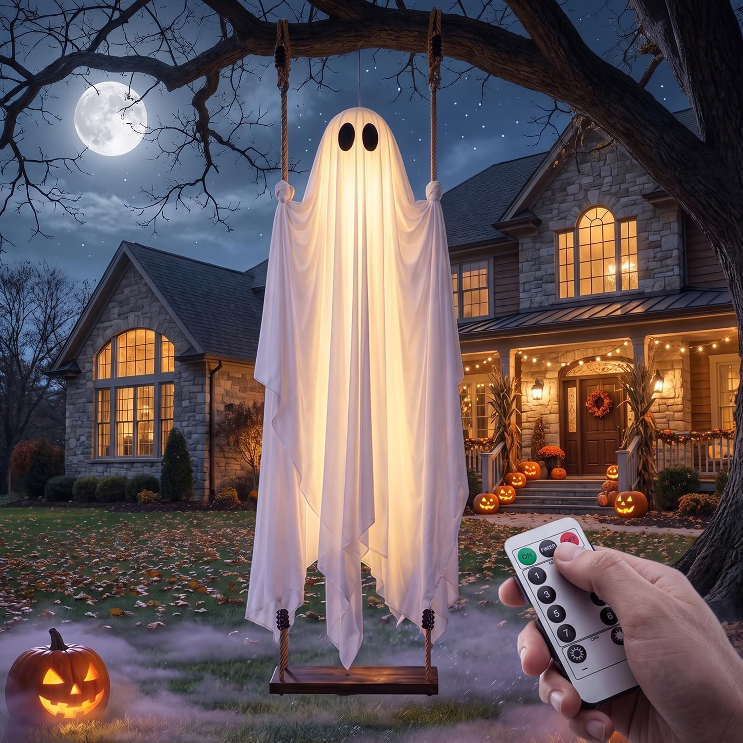 Hanging Swing Ghost Decorations