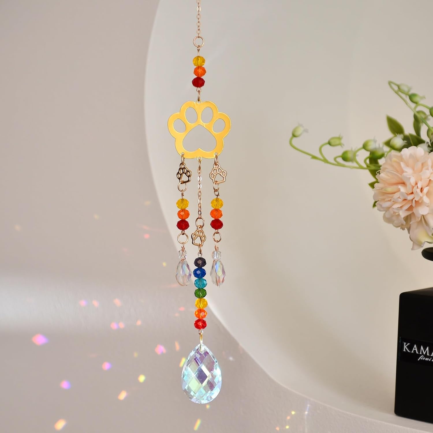 Heart & Bone Crystal Suncatchers