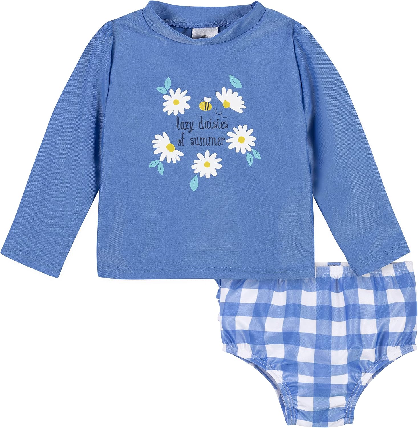 Gerber Baby Girls' Long Sleeve Swimsuits