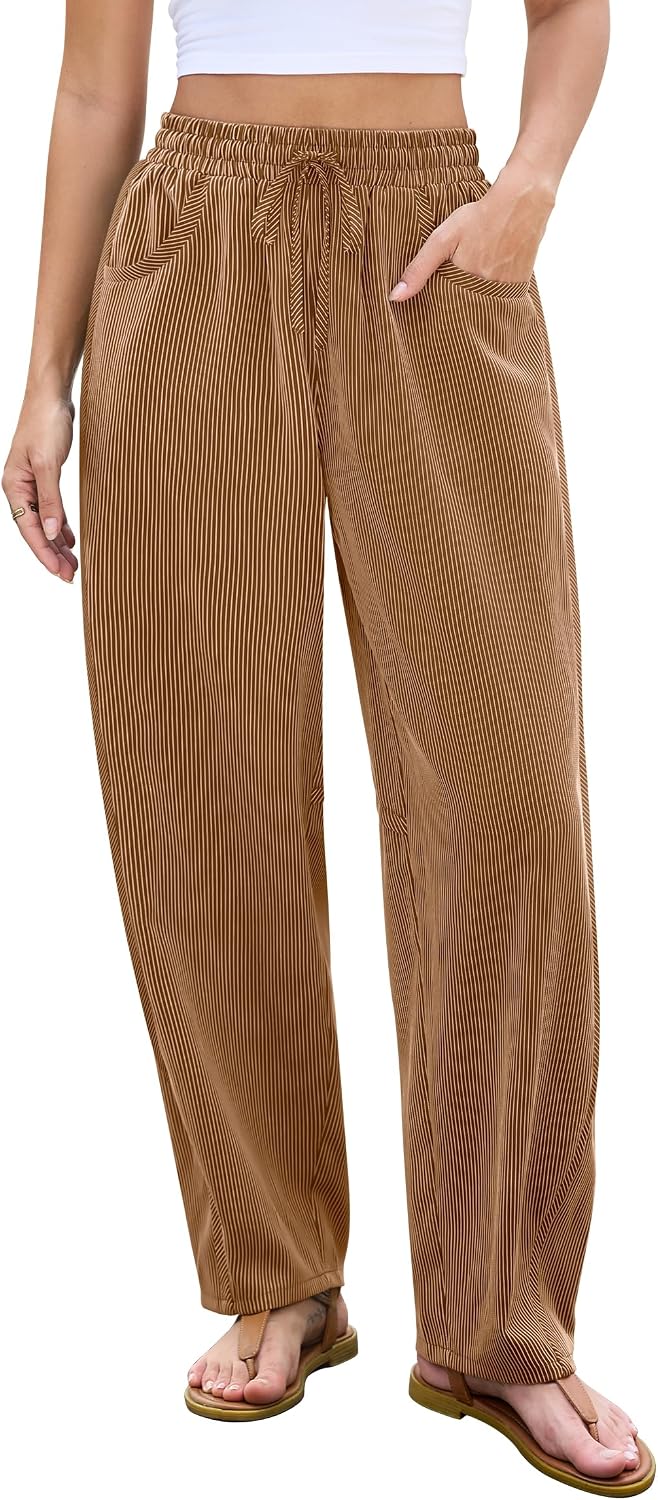 Striped Wide Leg Pants