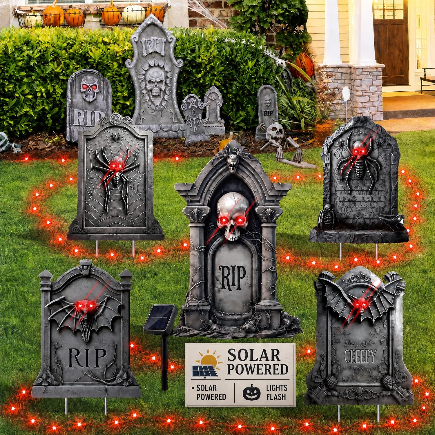 Halloween Tombstone Yard Signs