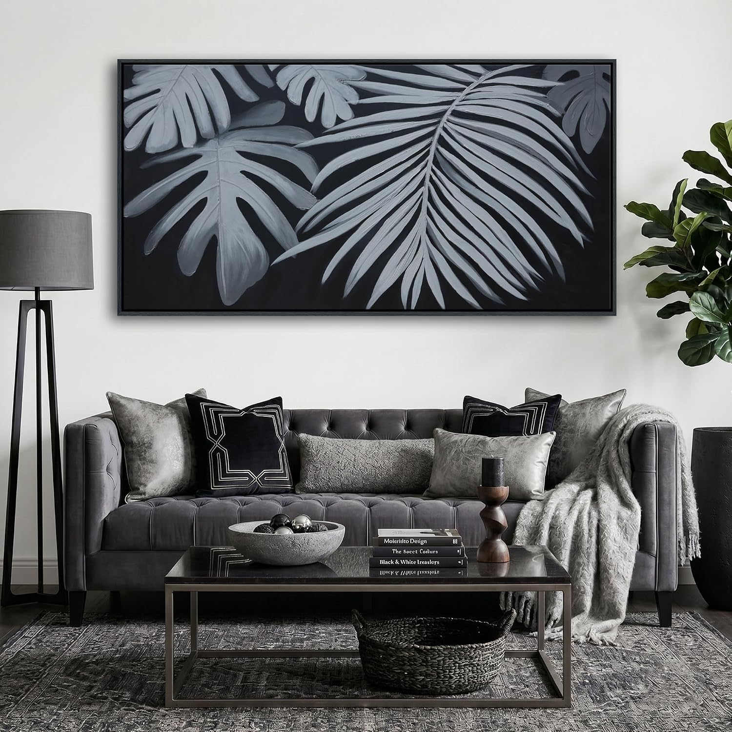 Black & White Botanical Wall Arts