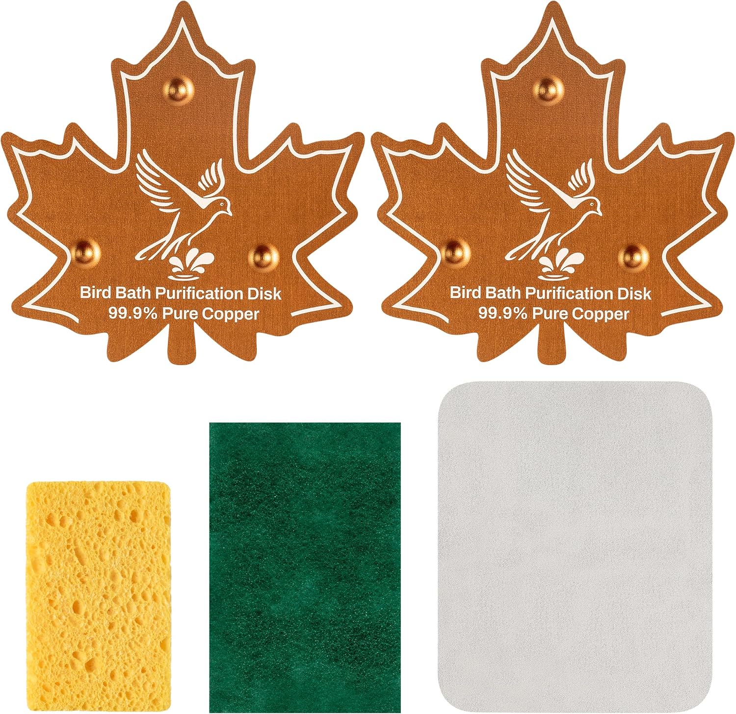 BZaber Leaf Bird Bath Sets