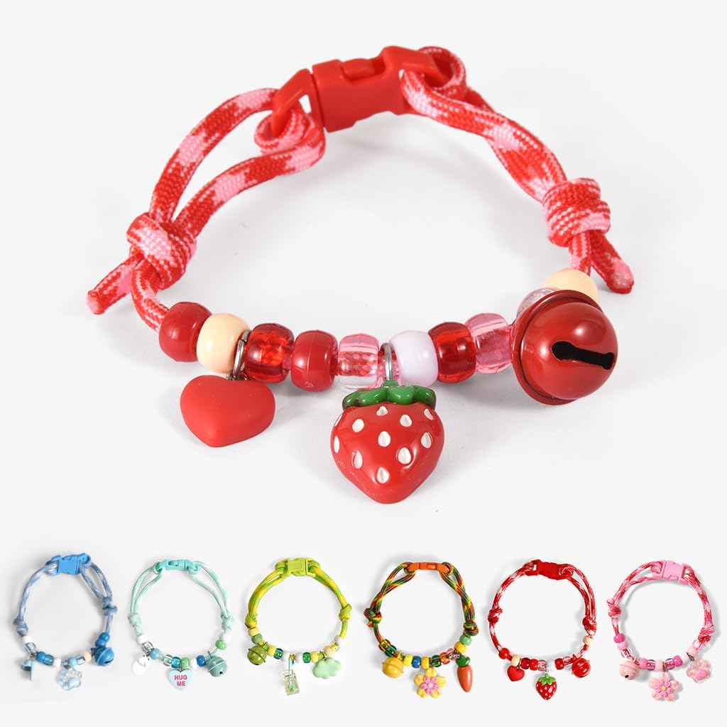 Adjustable Pet Collars with Bell