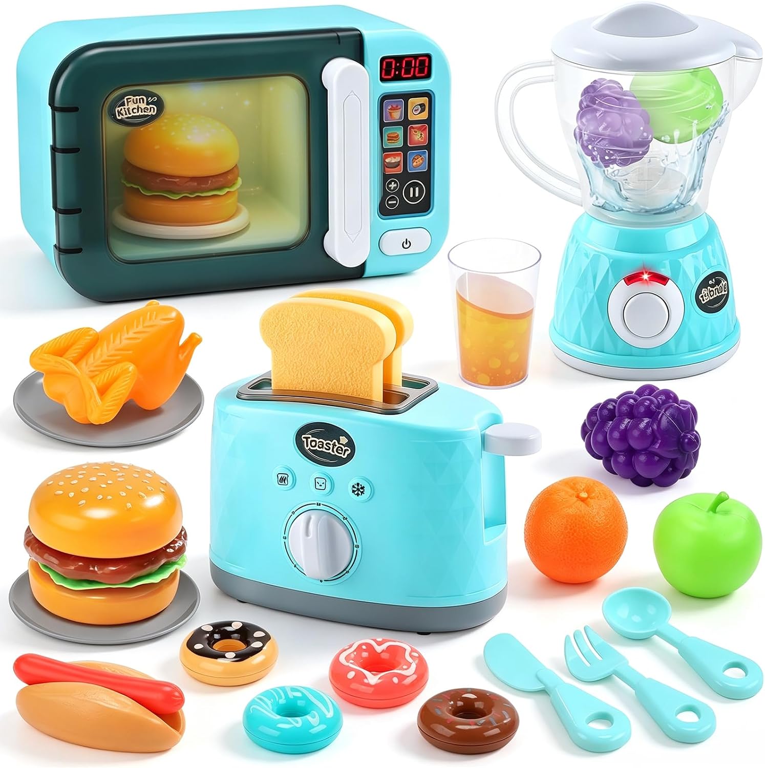 Cute Stone Play Kitchen Appliances