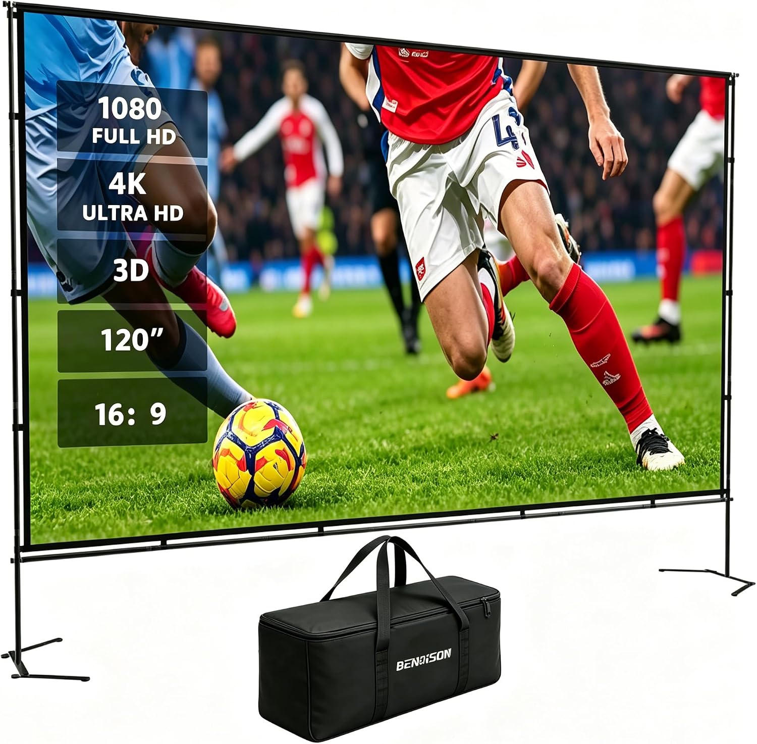 Benoison 120 Inch Projector Screens