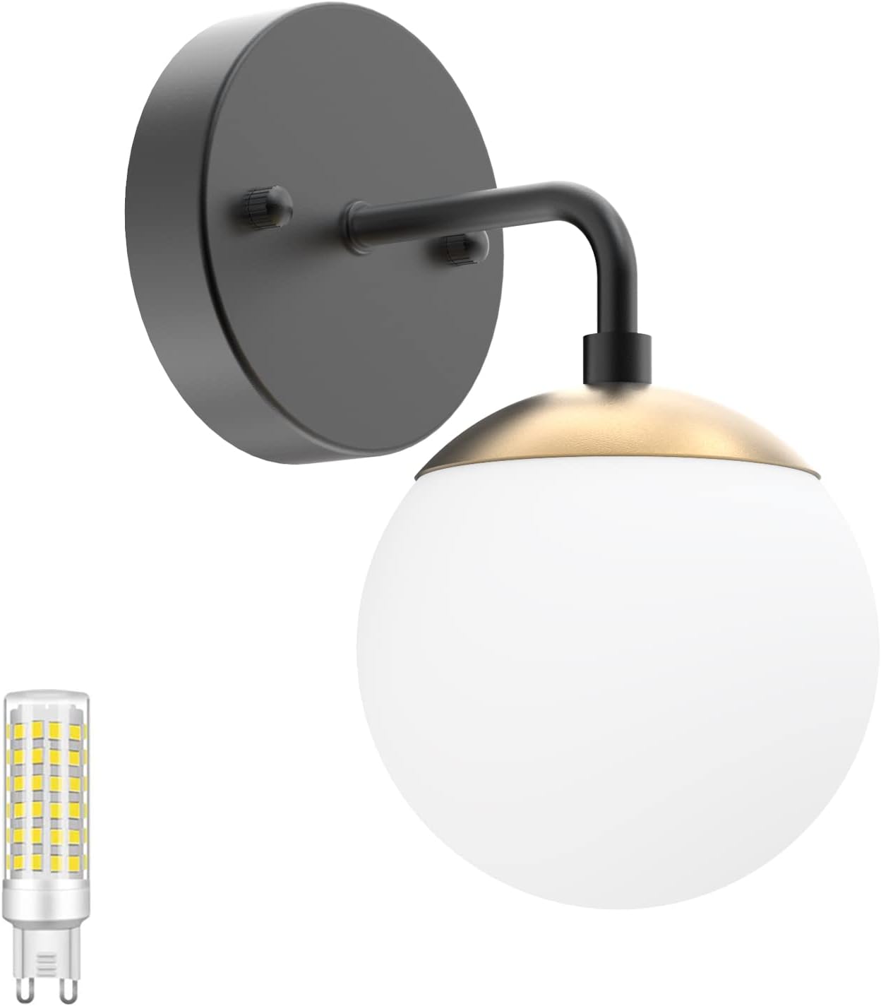 Tipace Black and Gold Wall Sconces