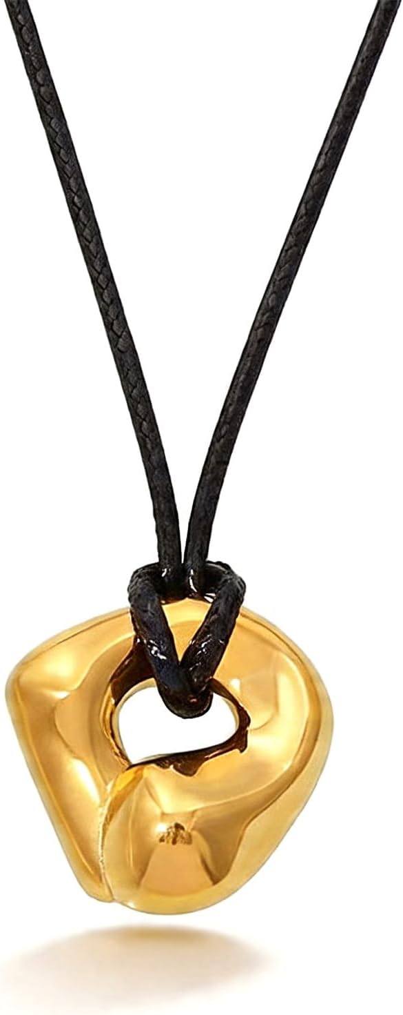 Statement Necklace for Women Chunky Gold Necklaces Long Pendant Necklace Boho Necklaces Gold Pendant Jewelry Cowboy Chic Style Cowgirl Outfit