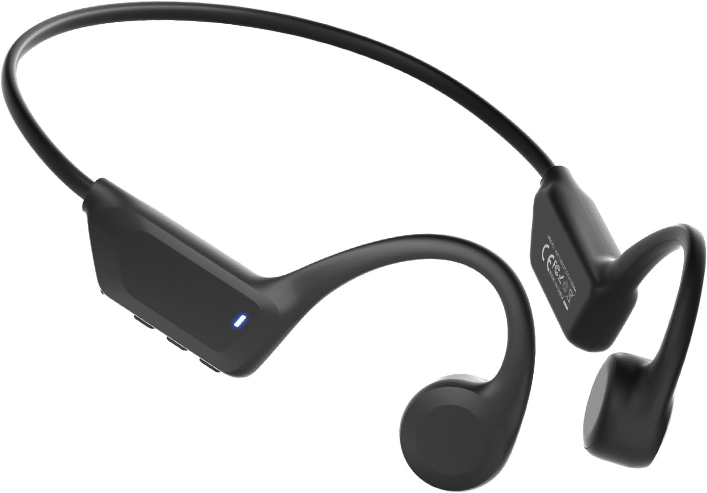 Bone Conduction Open-Ear Headphones (Black