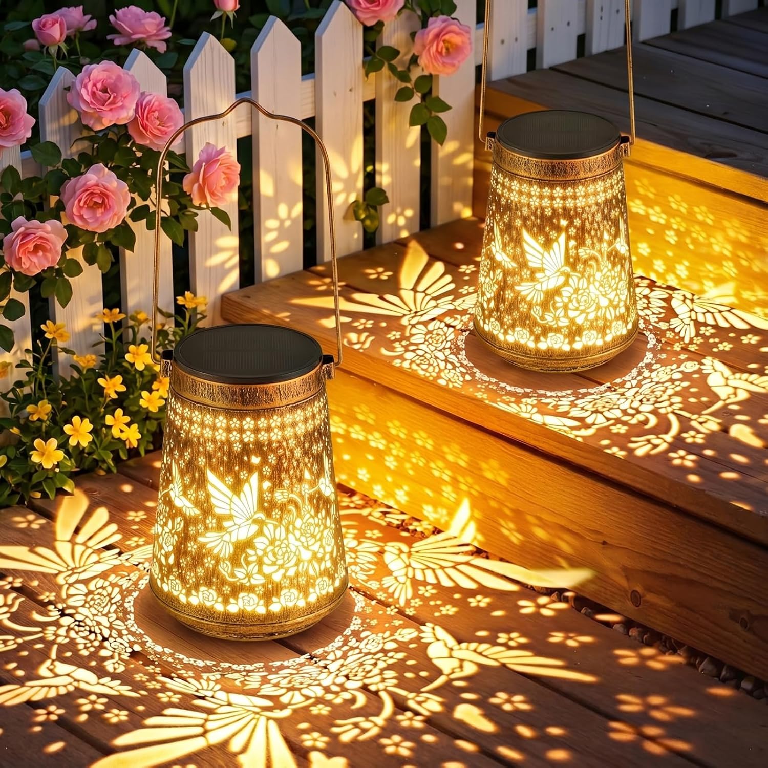2 Pack Solar Lanterns