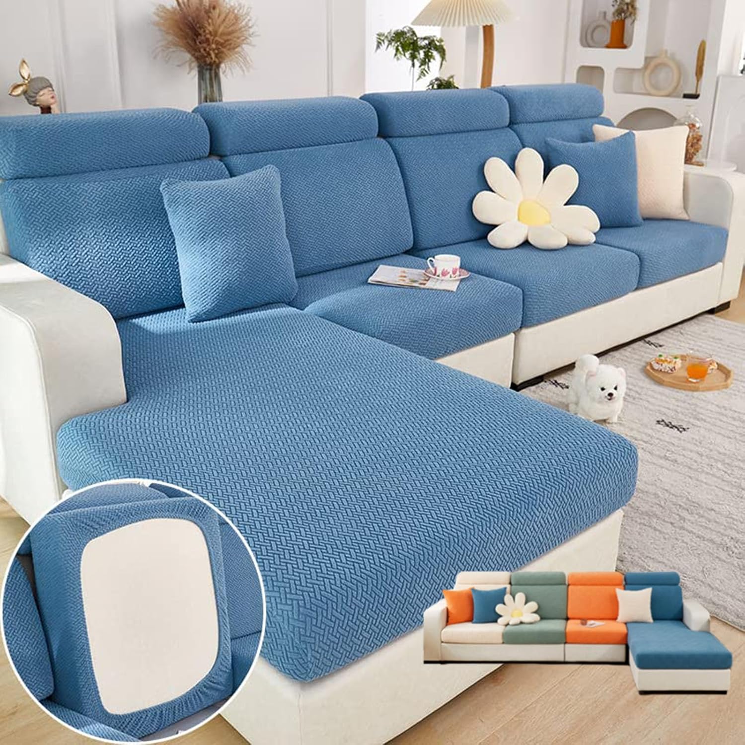 VFUX Sofa Covers (Blue