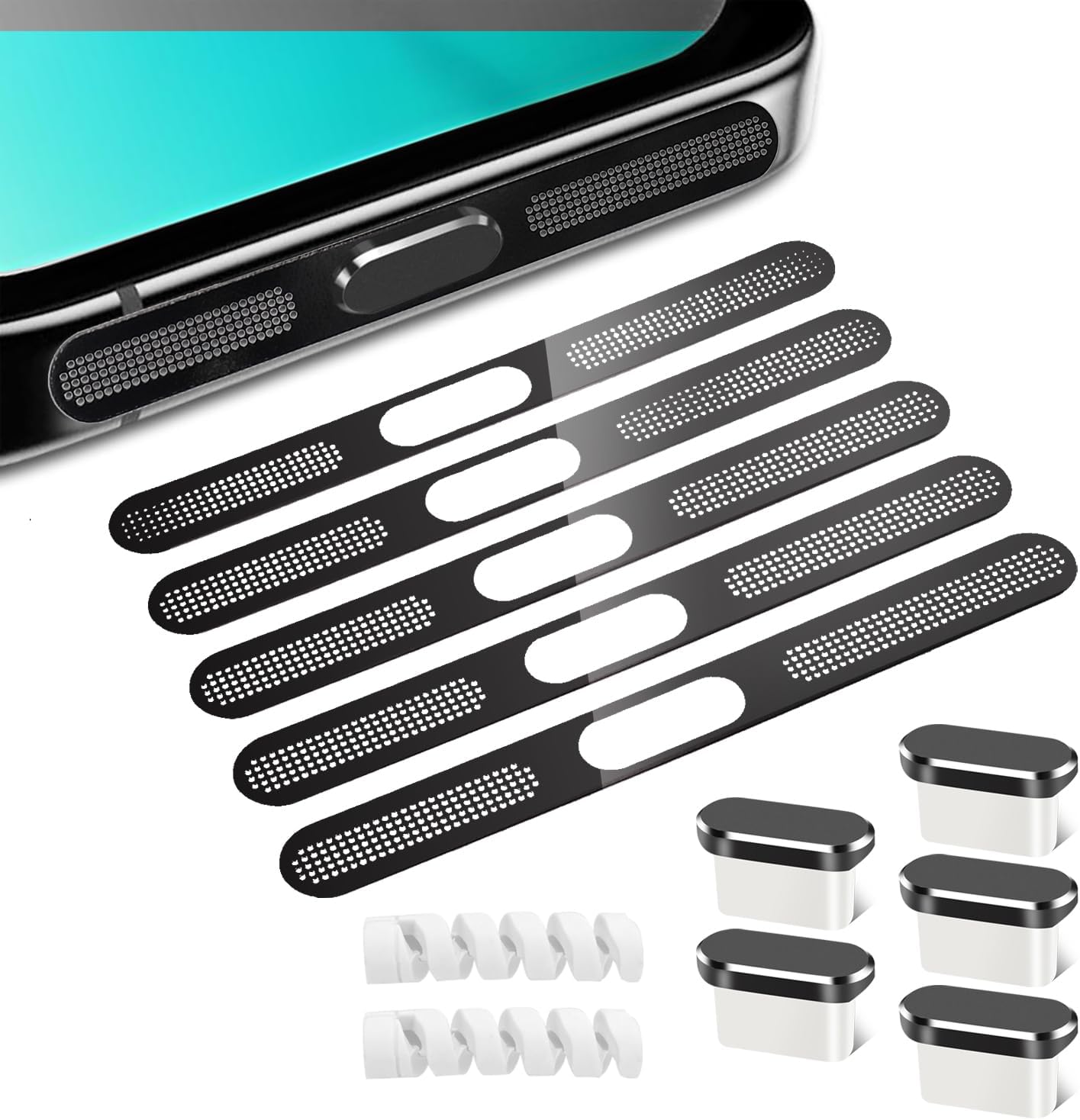 5PACK iPhone Speaker Dust Covers