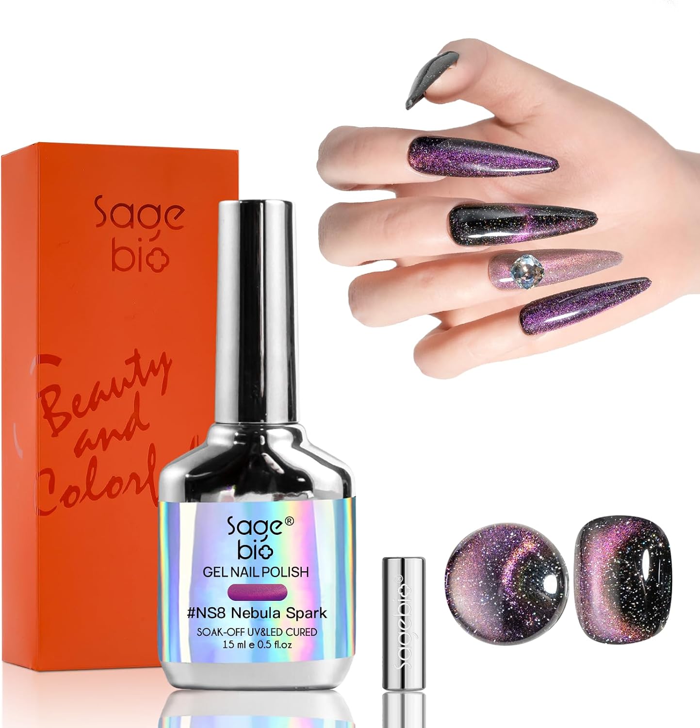 Sagebio Cat Eye Gel Polishes