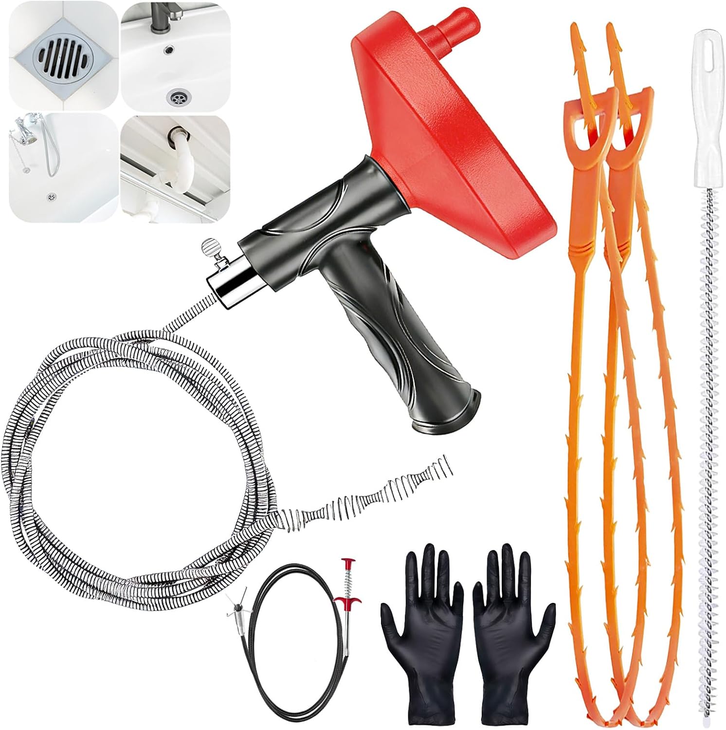 33 Ft Drain Snake Augers