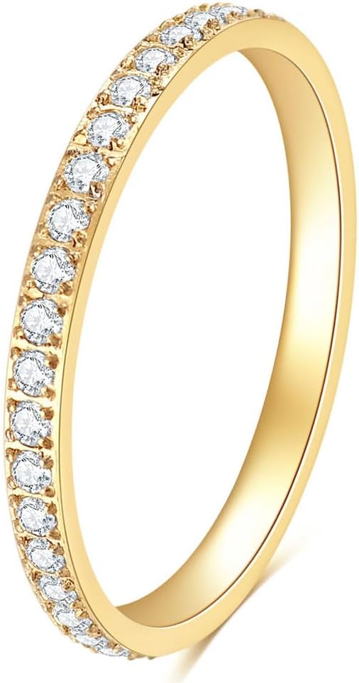 MYNENEY Cubic Zirconia Wedding Rings