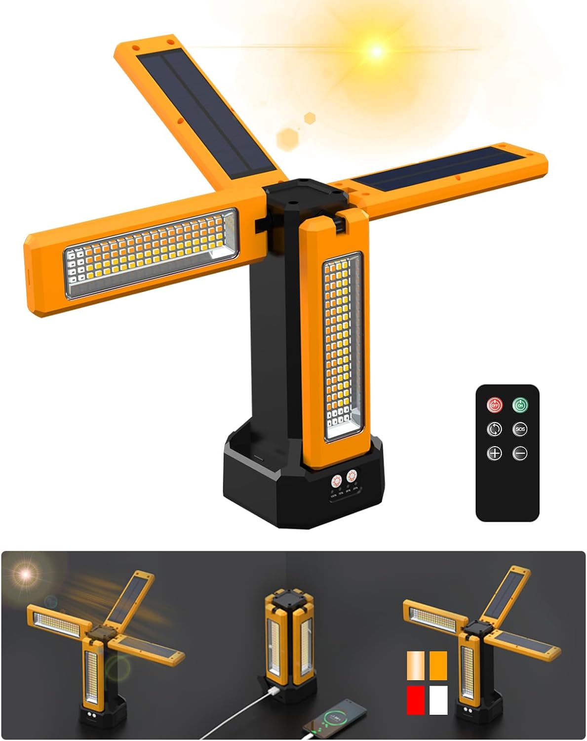 AODOO Solar Work Lights