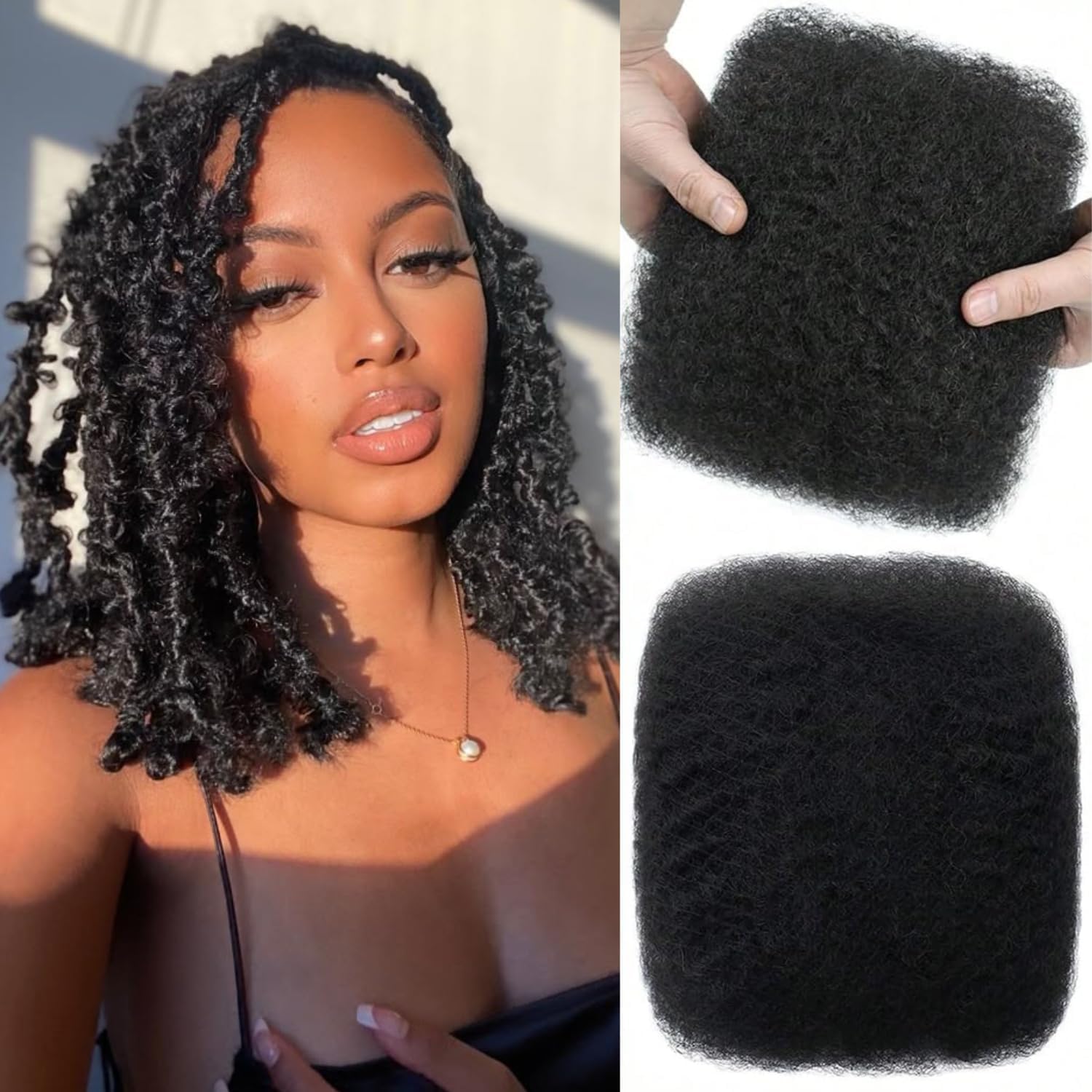 Afro Kinkys Braiding Hair Bundles