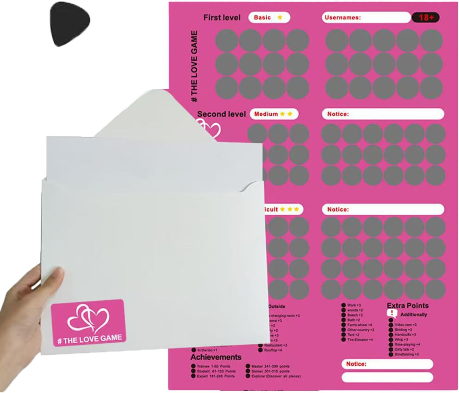 GUCOOKTIN Scratch Off Date Night Posters