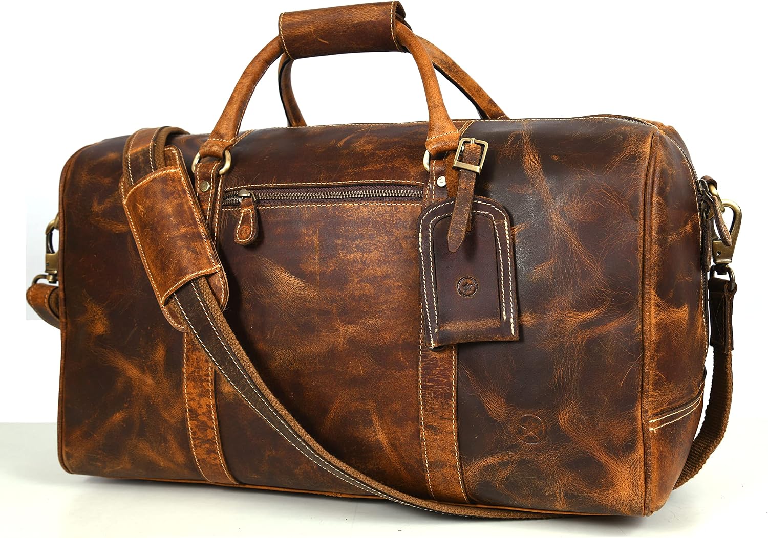 Aaron Leather Duffel Bags