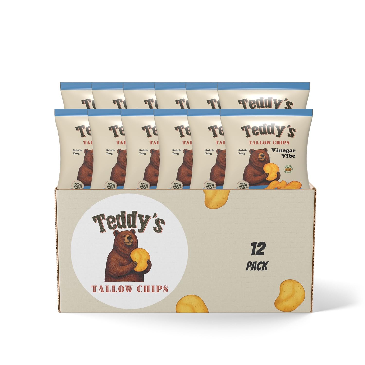 Teddy's Tallow Vinegar Potato Chips