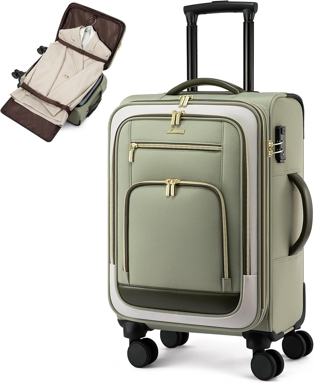 LOVEVOOK Carry-On Rolling Suitcases