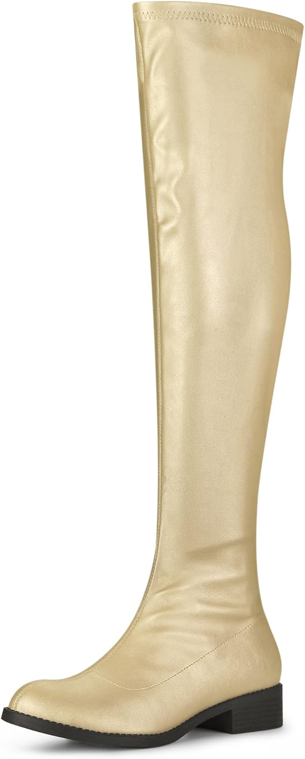 Allegra K Thigh High Boots