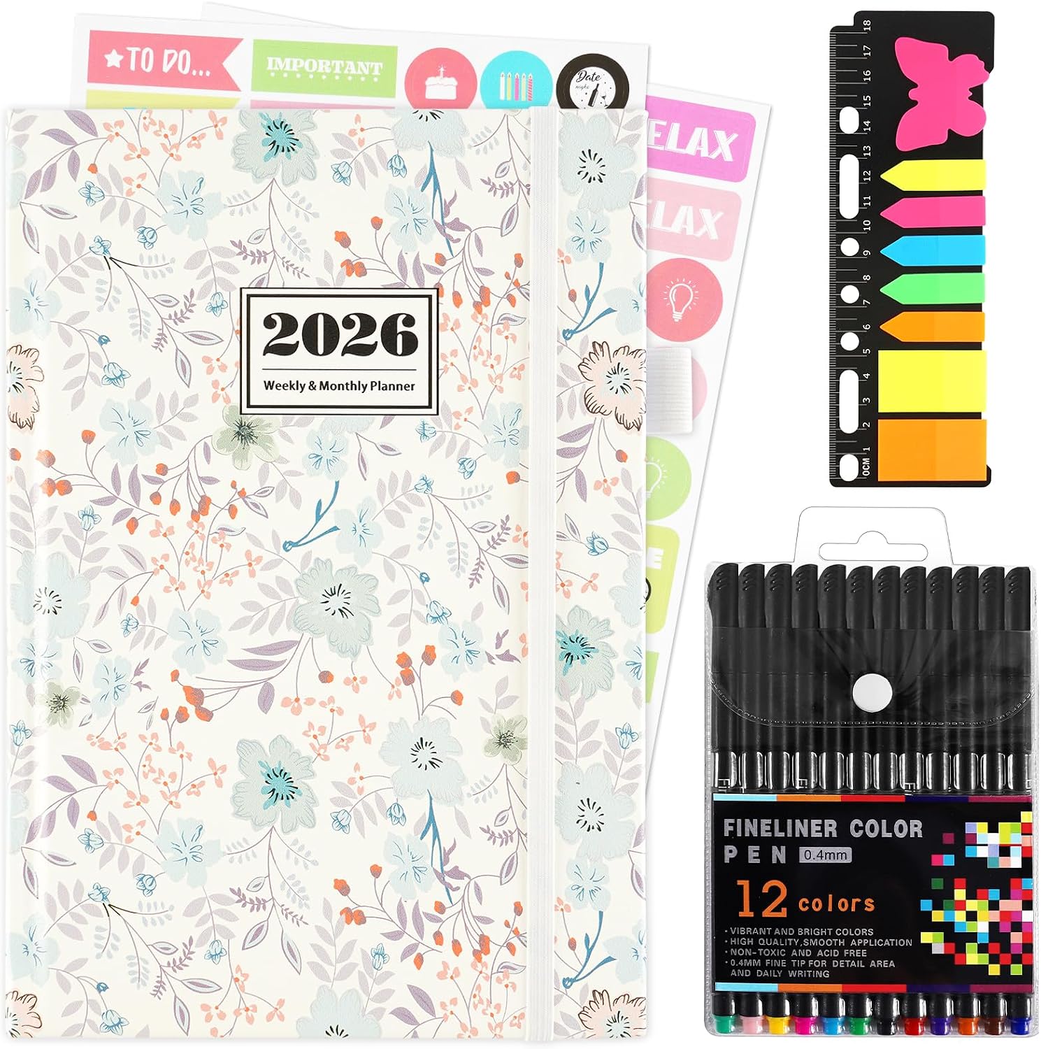 2026 Monthly Planners (Flower