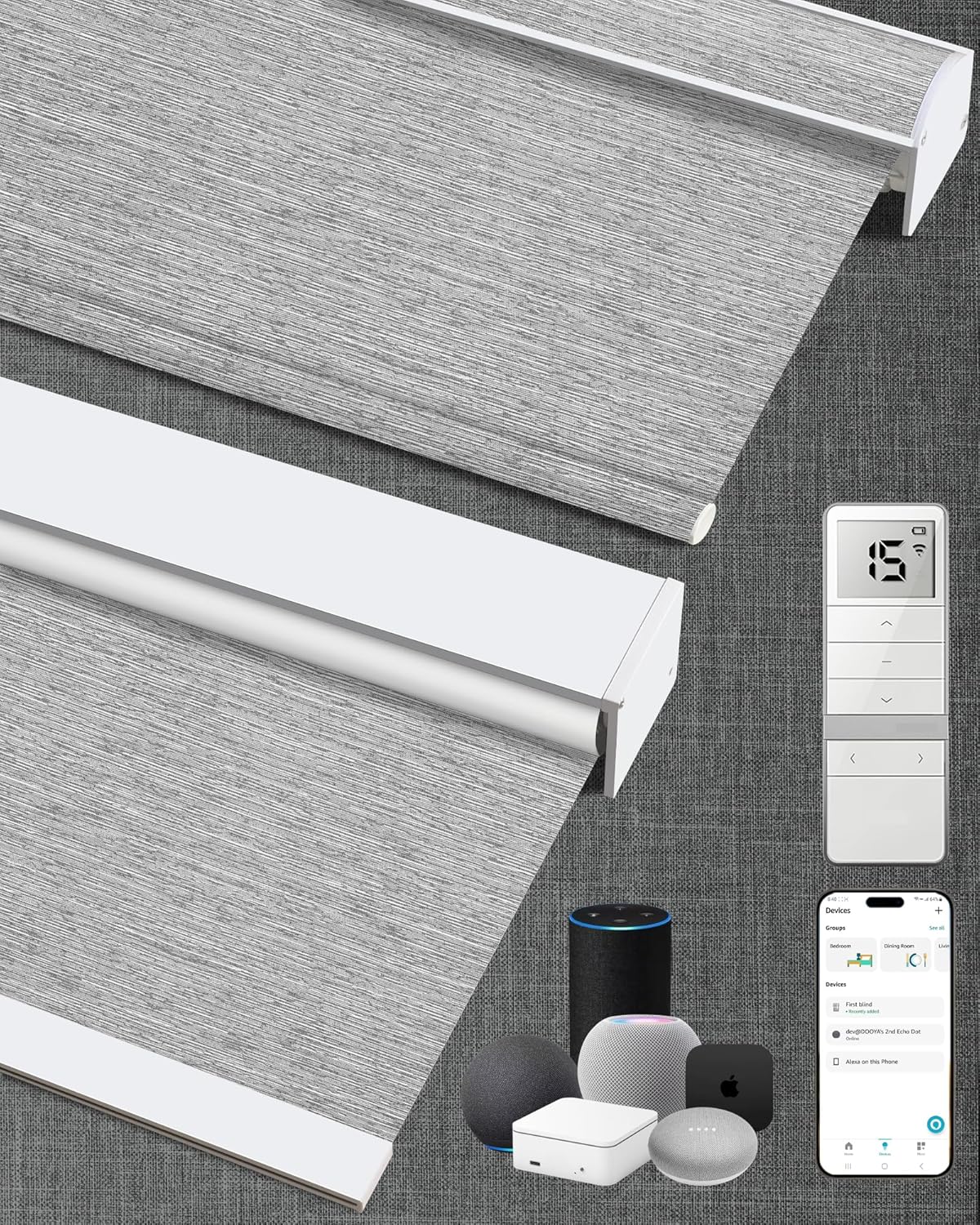 Kincmo Motorized Blackout Blinds