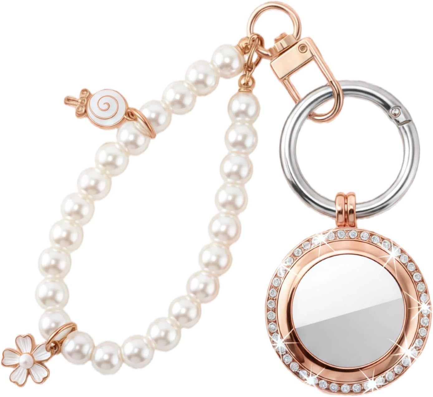 Airtag Keychain Holders (Rose Gold