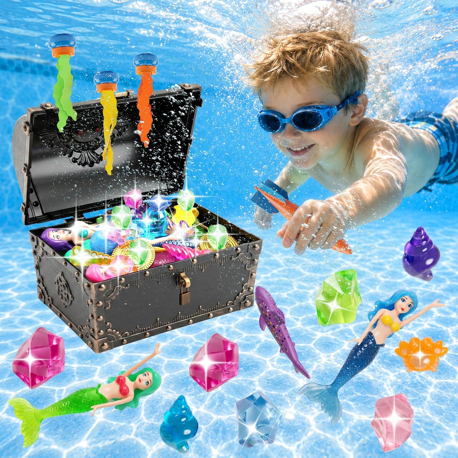 Urqgnc Pool Diving Toys Sets