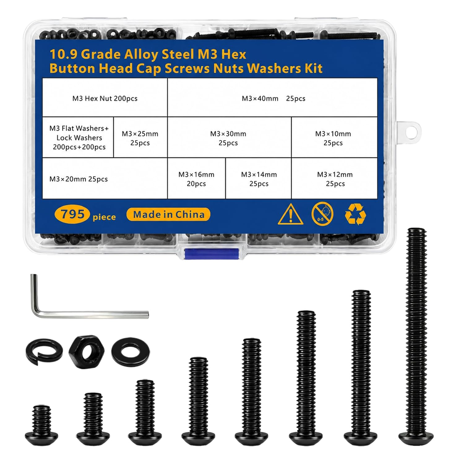 M3 Screw Assortment Kits