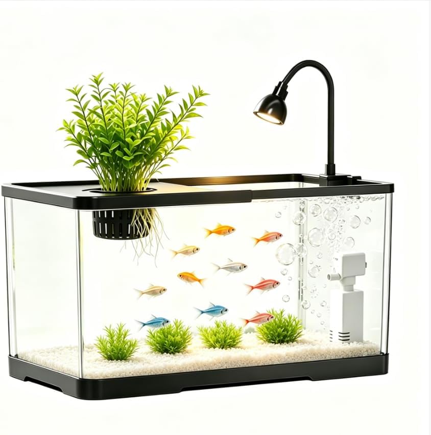 2 Gallon Hydroponic Fish Tanks