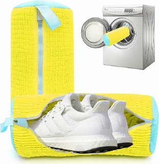 PR!CE DROP UNDER 8 ( ) 2PCS Yellow Shoe Washing Machine Bags for All Shoe Types