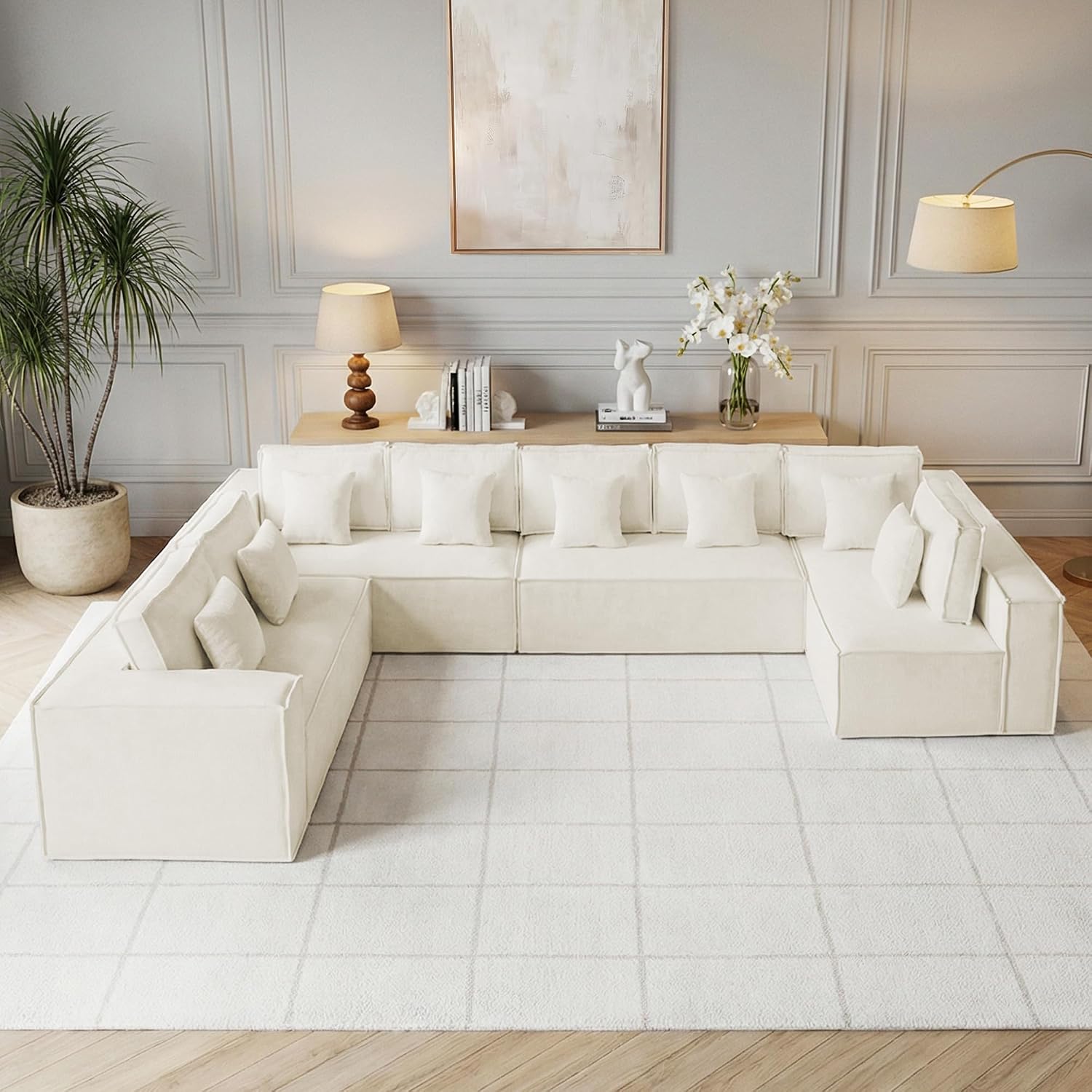 Modular U-Shaped Sectional Sofas