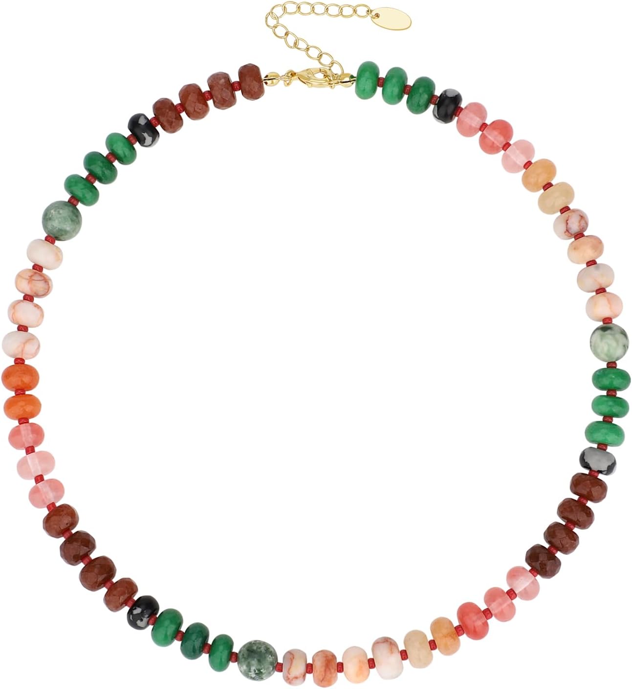 KAMIST Colorful Beaded Necklaces