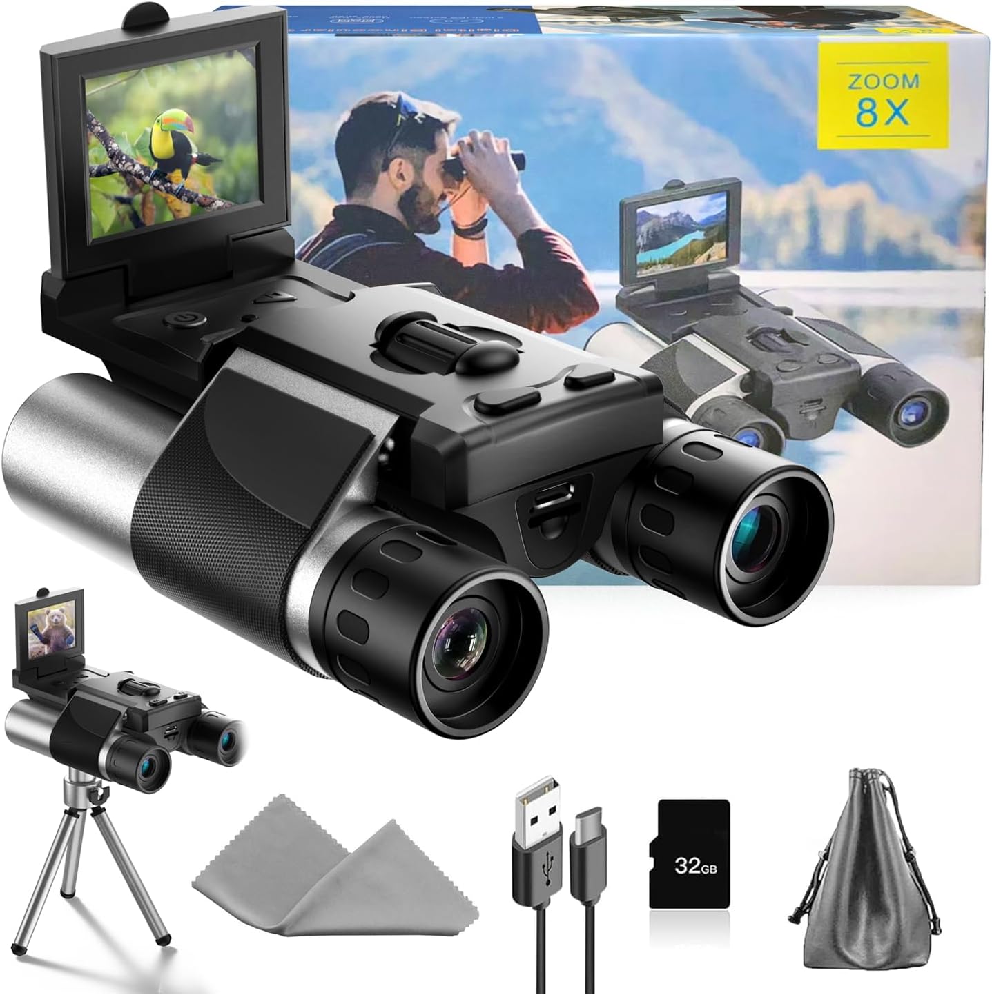 Digital Binoculars with Camera