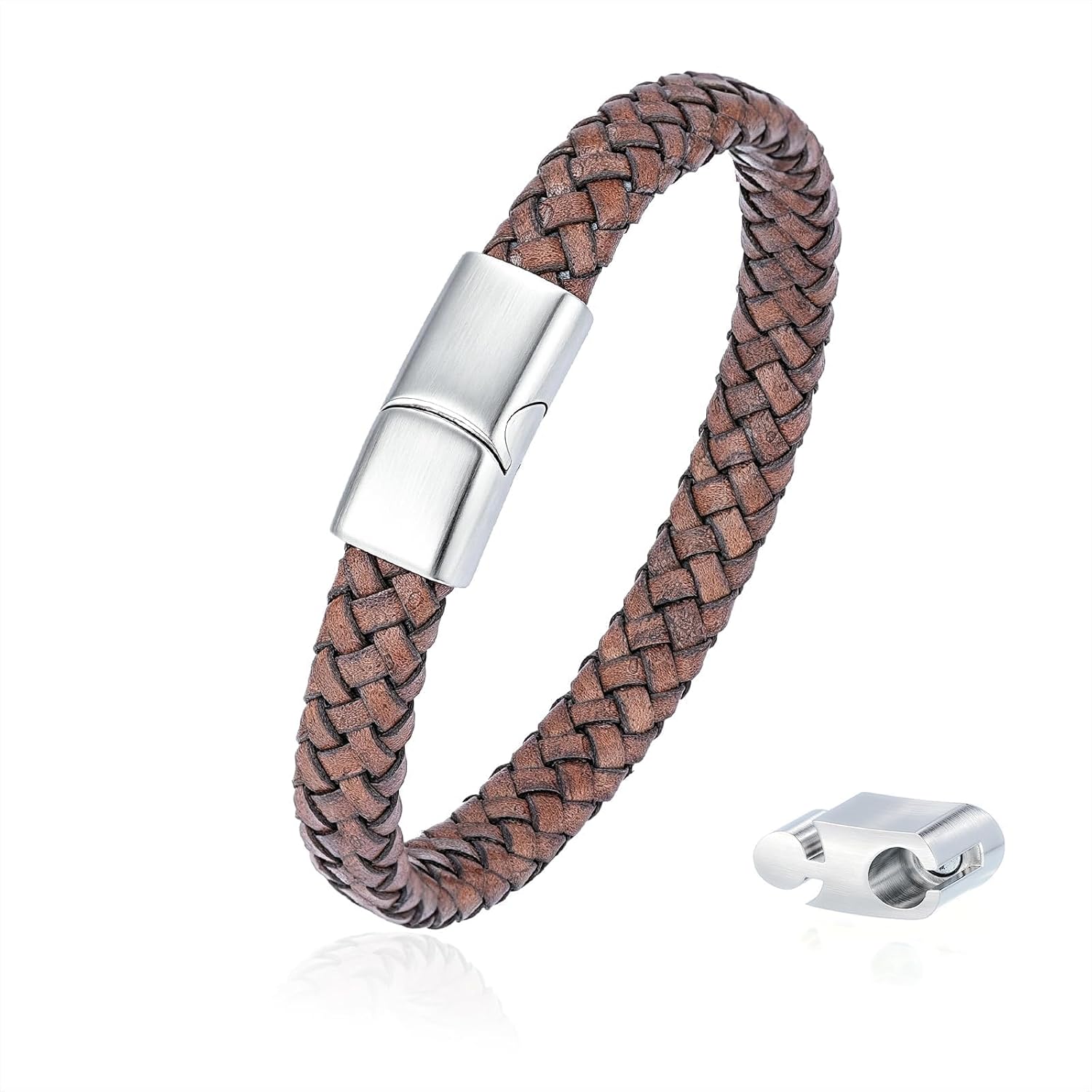 Lsnesstla Leather Braid Bracelets