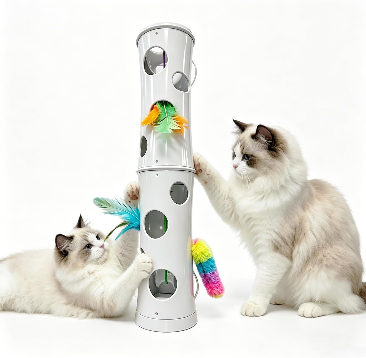 Kzoom Interactive Cat Feather Toys